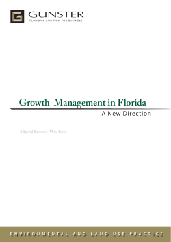 Growth Management in Florida