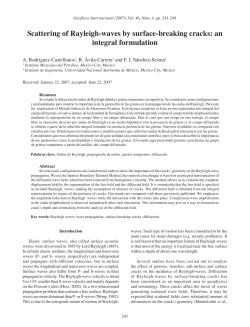 Scattering of Rayleigh-waves by surface-breaking