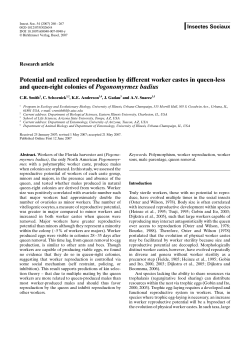 Potential and realized reproduction by different