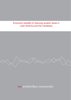 Economic benefits of reducing aviation taxes in Latin America and