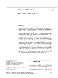 Tide-Dominated Deltas