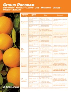 citrus program - Growth Products