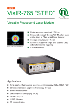 Datasheet VisIR