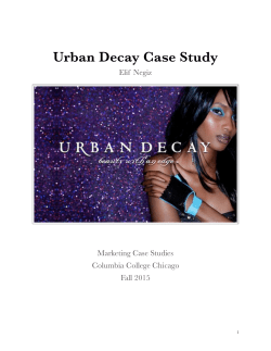 Urban Decay Case Study