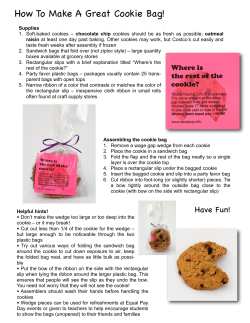 Cookie Bag Instructions - American Bar Association