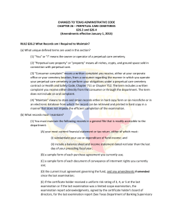 changes to texas administrative code chapter