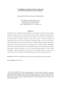 An empirical investigation of the loan concetration risk in Latin
