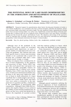 Proceedings of the Indiana Academy of Science