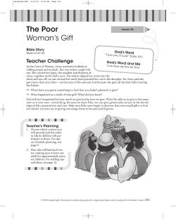 The Poor Woman`s Gift