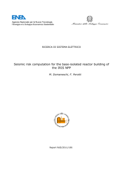 Seismic risk computation for the base-isolated reactor building of the
