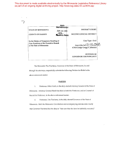 rdl - Minnesota Legislature
