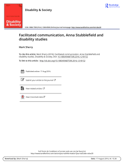 Facilitated communication, Anna Stubblefield and