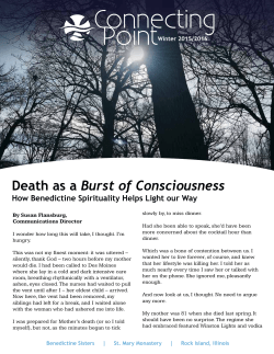 Death as a Burst of Consciousness - Benedictine Sisters, St. Mary