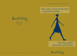 No work of good t than the careful education of women. No work is