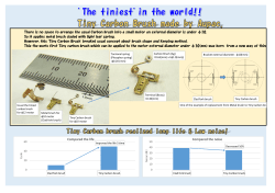 There is no space to arrange the usual Carbon brush into a small