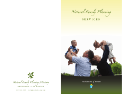 Natural Family Planning SERVICES
