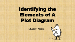 Identifying the Elements of A Plot Diagram
