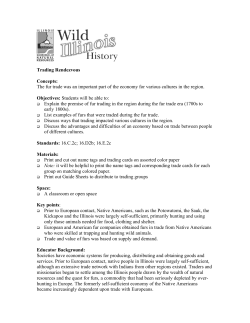 Trading Rendezvous - Wild Illinois History