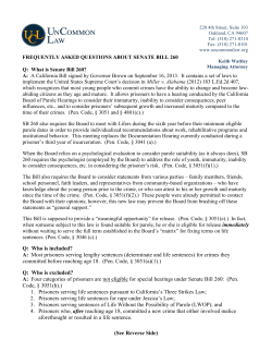 (See Reverse Side) FREQUENTLY ASKED QUESTIONS ABOUT