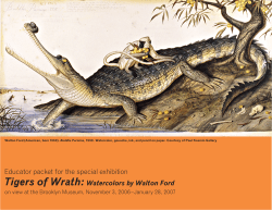 Tigers of Wrath: Watercolors by Walton Ford