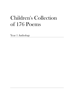 Children`s Collection of 176 poems