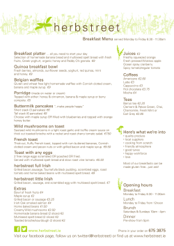 Quinoa breakfast bowl Belgian waffles Wild mushrooms