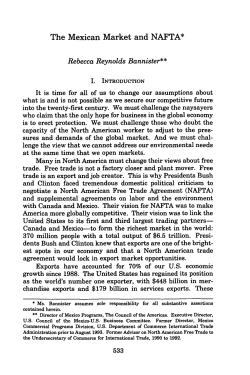 The Mexican Market and NAFTA - Seattle University School of Law