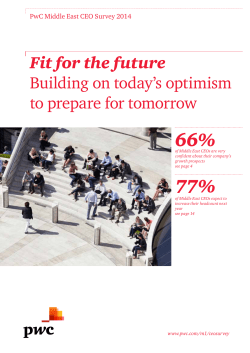 PwC Middle East CEO Survey 2014