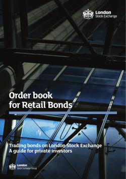 Order book for Retail Bonds
