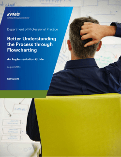 Better Understanding the Process through Flowcharting