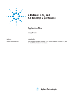 2-Butanol, n-C and 4.4 dimethyl-2