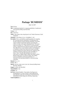 Package `BUMHMM`