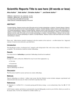 Scientific Reports Title to see here (20 words or less)