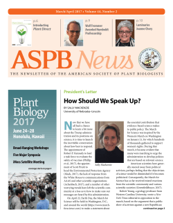 PDF - American Society of Plant Biologists