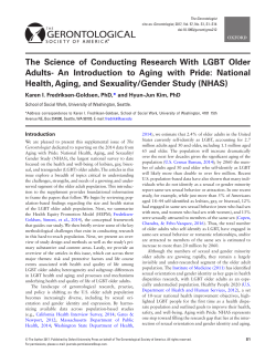 The Science of Conducting Research With LGBT Older Adults