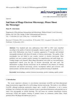 Sad State of Phage Electron Microscopy. Please Shoot