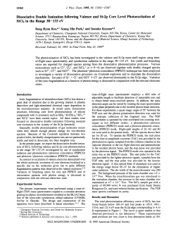 Dissociative Double Ionization following Valence and Si:2p Core