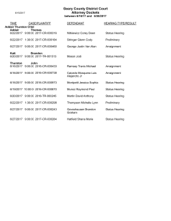 Docket by Attorney Firm