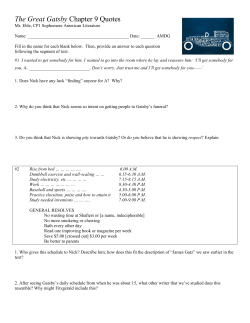 The Great Gatsby Chapter 9 Quotes