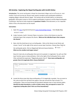 GIS Activity - Shasta College
