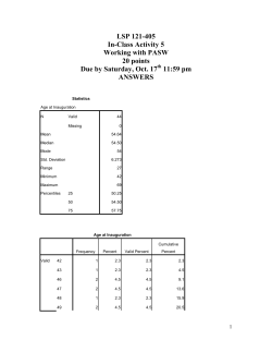 Answers to In-Class Activity #5