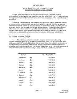 EPA Method 3051A - Jones Environmental