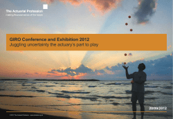 Individual claim development methodology