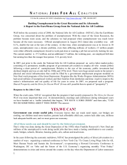 Battling Unemployment in the Great Recession
