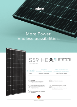 S59 HE - aleo solar
