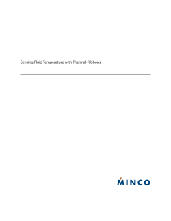 Sensing Fluid Temperature with Thermal-Ribbons