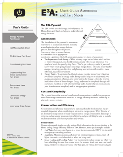 Energy Pyramid - Home Energy Conservation