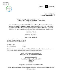 PROLINE 480 SC Foliar Fungicide