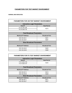 Parameters - Connect2NSE