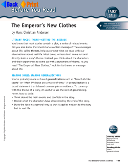 The Emperor`s New Clothes